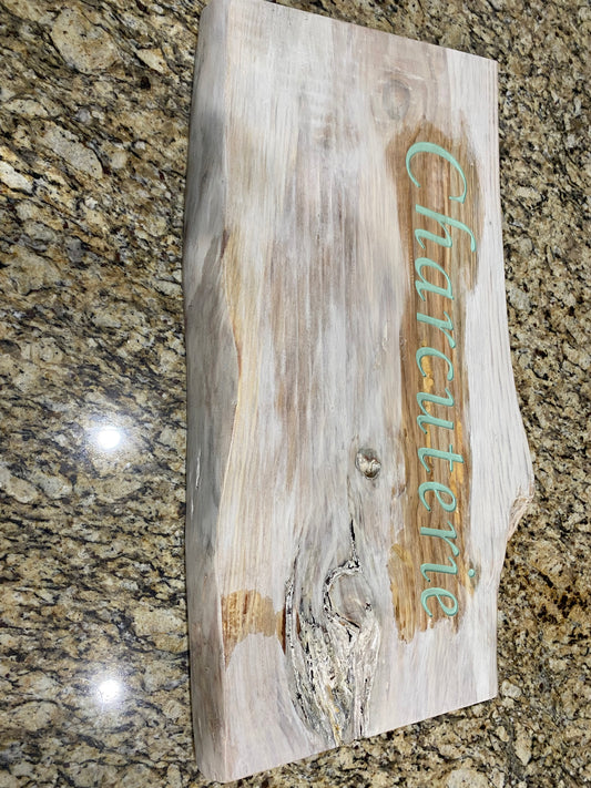 Custom Live Edge Charcuterie Board